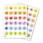 Творчески комплект Hape - Книжка, пастели и стикери