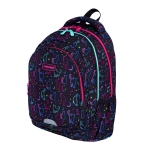 Ученическа раница Head - Котки в тъмното, 3 ципа