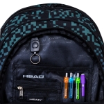 Ученическа раница Head - Зелени блокчета
