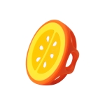 Силиконова бебешка гризалка Infantino - Портокал