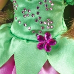 Вълшебно облекло за кукла Kruselings - Бална рокля, Зелена