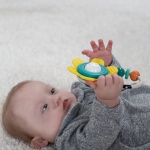 Въртяща се бебешка дрънкалка Infantino - Жълта