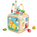 Занимателен куб Hape - С активности, 8 части