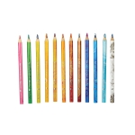 Цветни моливив Astra - Jumbo, Цветовете на дъгата, 12 цвята с острилка