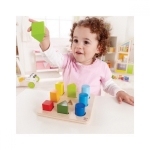 Дървен комплект Hape - Геометрични фигурки