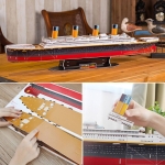 3D пъзел Revell - RMS Titanic, 113 части