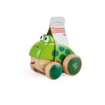 Дървена играчка за дърпане Hape - Жабка