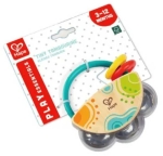 Дървена бебешка дрънкалка Hape - Тамборина