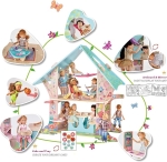 Дървена къща за кукли Kruselings - Вълшебната гора