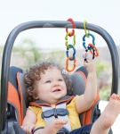 Бебешка играчка Infantino - Цветни пръстени за свързване