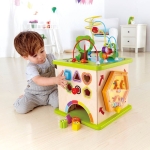 Детска игра Hape - Куб със спирали