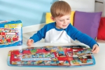Детски пъзел Orchard Toys - Големият червен автобус, 15 части