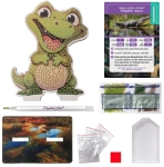 Комплект за диамантена бродерия Craft Buddy - Crystal Art Buddies, Алигатор
