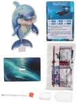 Комплект за диамантена бродерия Craft Buddy - Crystal Art Buddies, Делфин