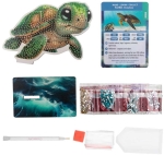 Комплект за диамантена бродерия Craft Buddy - Crystal Art Buddies, Костенурка