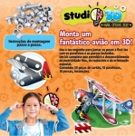 3D пъзел Educa - Самолет