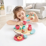 Дървен комплект Hape - Време за чай, 14 части