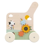 Дървена проходилка с активности Tiny Love - Farmers Funday, 12 m+