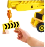 Детски дървен комплект Hape - Подвижен кран