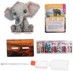Комплект за диамантена бродерия Craft Buddy - Crystal Art Buddies, Слонче