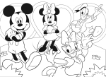 Двулицев пъзел Lisciani - Mickey Mouse, 24 части