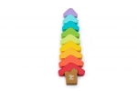 Дървен пъзел Hape - Цветове и форми, 9 части