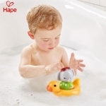 Играчка за баня Hape - Слонче с пояс, с променящ се цвят