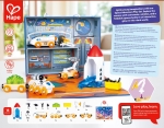 Игрален комплект Hape - Космическо приключение, 15 части