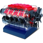 Игрален комплект за сглобяване Buki France - Двигател V8, 270 части