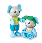 Комплект дървени фигури Hape - Семейство слончета