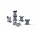 Комплект от железопътни опори Hape - 6 броя