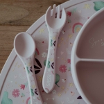 Комплект прибори за хранене Sassi - Мечка