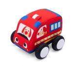 Комплект пулбек плюшени колички Hape - 4 броя