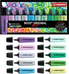 Комплект текст маркери Stabilo - Boss Original, Arty, Cool Colors, 10 цвята