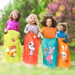 Комплект за игра 3 в 1 Battat - Състезания на открито, 16 части