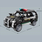 Конструктор Qman - MineCity, Полицейски автомобил, 686 части