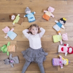 Кукла за куклен театър Hape - Червената шапчица