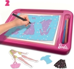 Творчески комплект Lisciani - Barbie, Училище по рисуване, Със светеща дъска и включена кукла Барби