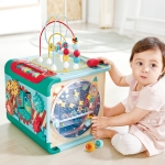 Интерактивна играчка 4 в 1 Hape - Магически музикален куб