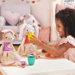 Плюшена играчка Battat - Зайче Беки, 38 сm