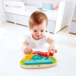 Дървен пъзел Hape - Микс от животни, 5 части