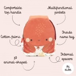 Мини раница за детска градина Sassi - Октопод