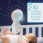 Музикална въртележка с проектор 3 в 1 Infantino - Екрю