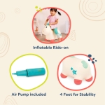 Надуваема играчка за яздене Battat - Еднорог