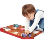 Образователен пъзел Headu - Montessori, Ферма