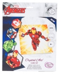 Поздравителна картичка с диамантен живопис Craft Buddy - Железният човек