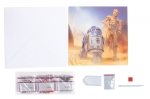 Поздравителна картичка с диамантен живопис Craft Buddy - R2-D2 & C-3PO