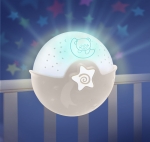 Прожектор с успокояваща светлина 3 в 1 - Infantino, Екрю