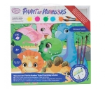 Рисуване по номера Craft Buddy - Семейство динозаври