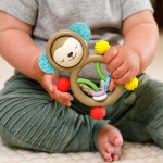 Сензорна бебешка дрънкалка Infantino - Маймунка